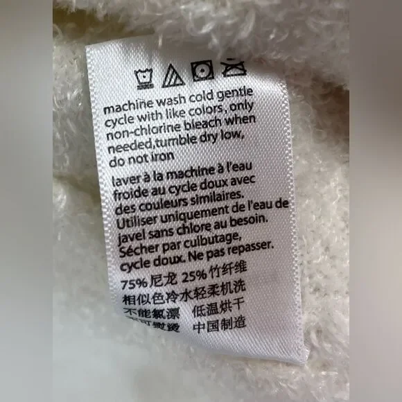 Barefoot Dreams CozyChic Lite Open Front Hooded Cardigan Size Medium - Picture 7 of 8